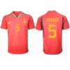 Herren Fußballbekleidung Spanien Sergio Busquets #5 Heimtrikot WM 2022 Kurzarm